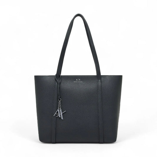 Armani Exchange Shoppers Top Handle Tote Bag - Black