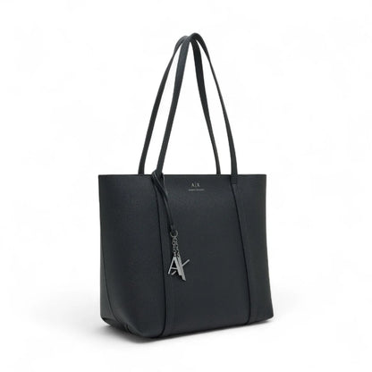 Armani Exchange Shoppers Top Handle Tote Bag - Black