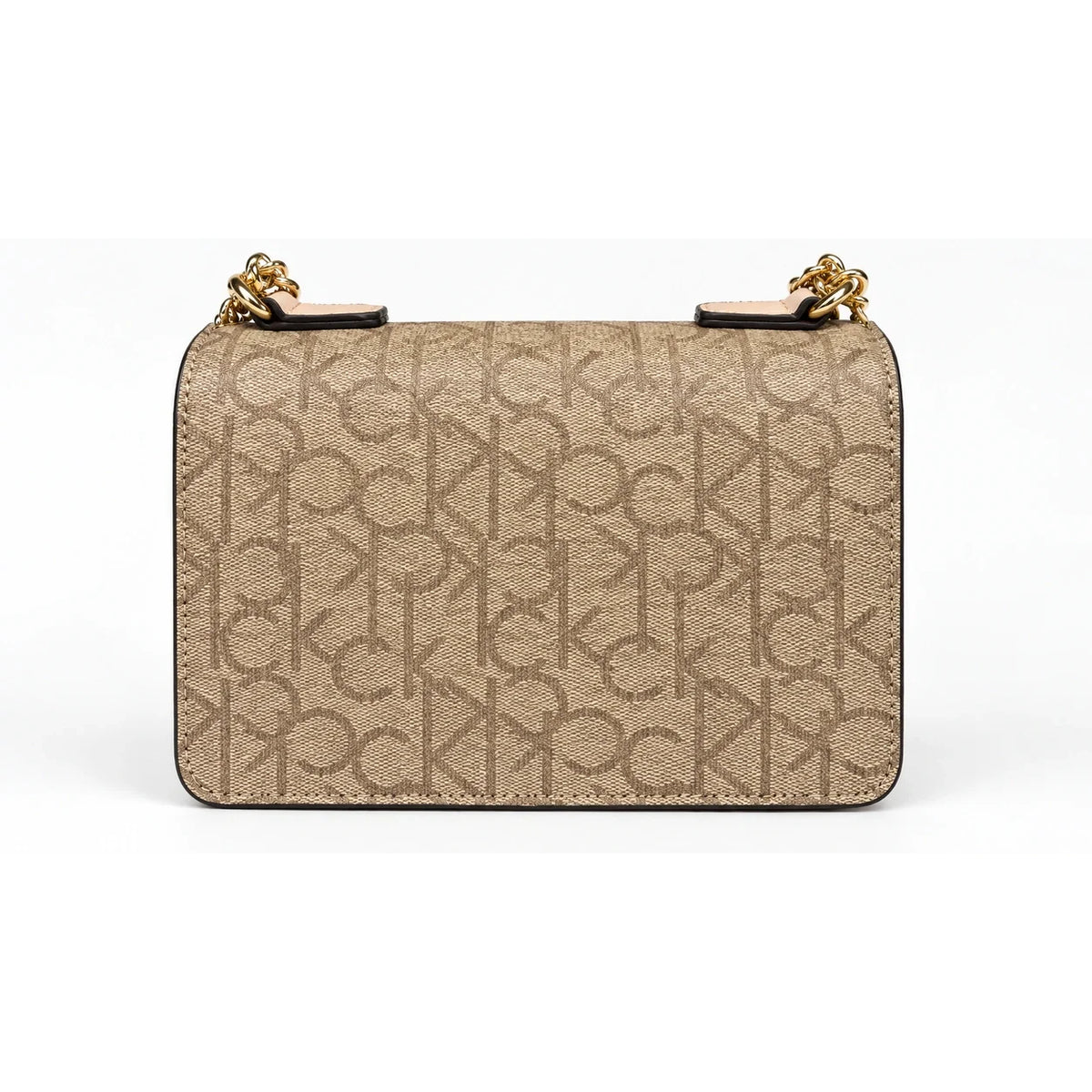 Calvin Klein Monogram Shoulder Bag Beige