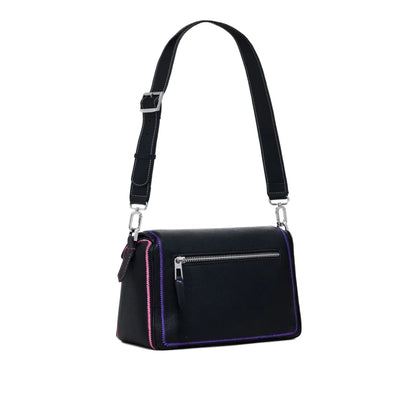 Desigual Multilineal with zipper handbag Women - BLK