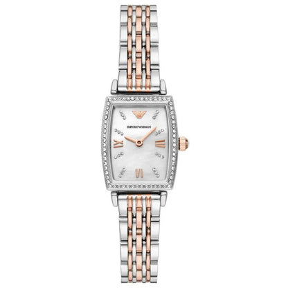 Emporio Armani Women's Gianni T-Bar Two-Tone Watch - AR11630