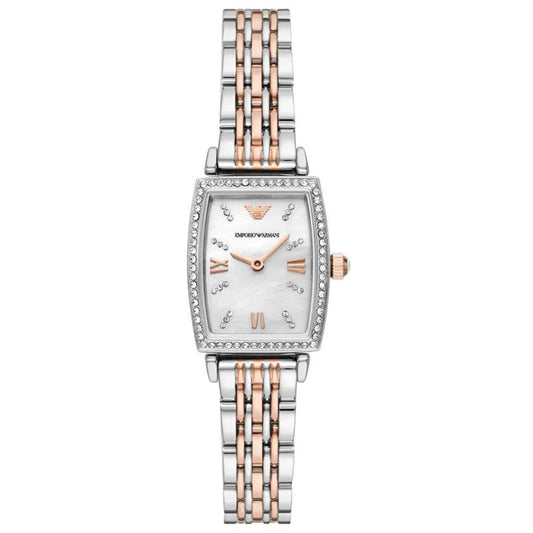 Emporio Armani Women's Gianni T-Bar Two-Tone Watch - AR11630