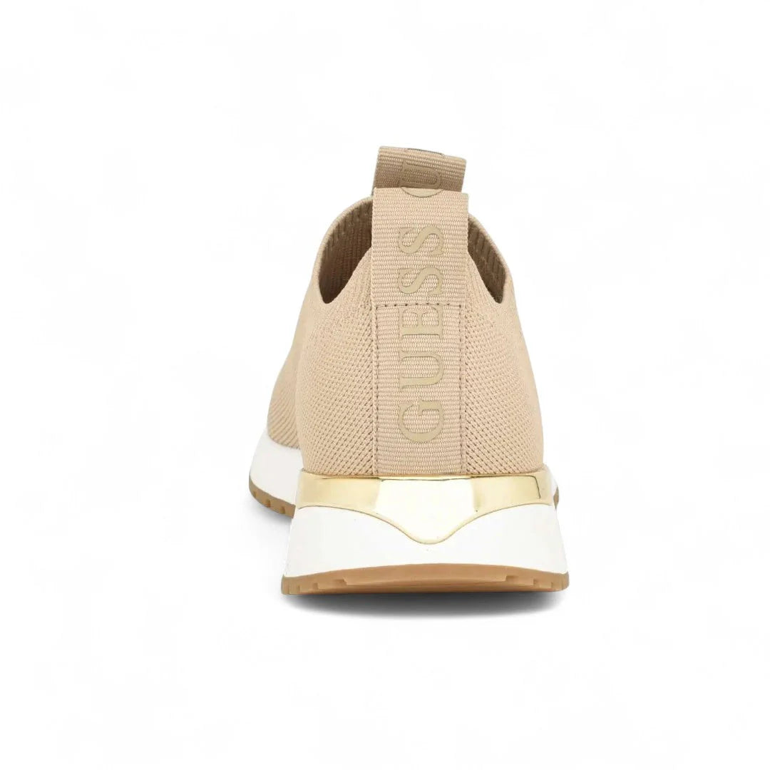 GUESS Flavia Knit Slip-On Sneakers Women - Beige