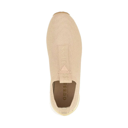 GUESS Flavia Knit Slip-On Sneakers Women - Beige
