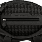Karl Lagerfeld Paris black tote bag interior detail