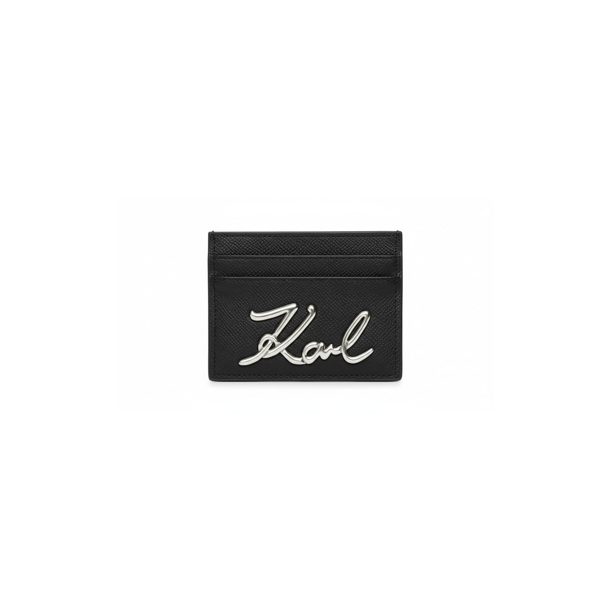 Karl Lagerfeld Paris Cardholder – Metallic Script Edition