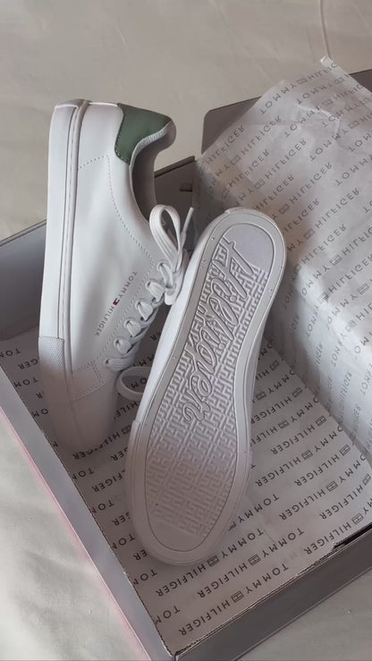 Tommy Hilfiger Lyan Women's Sneakers  - White/Green