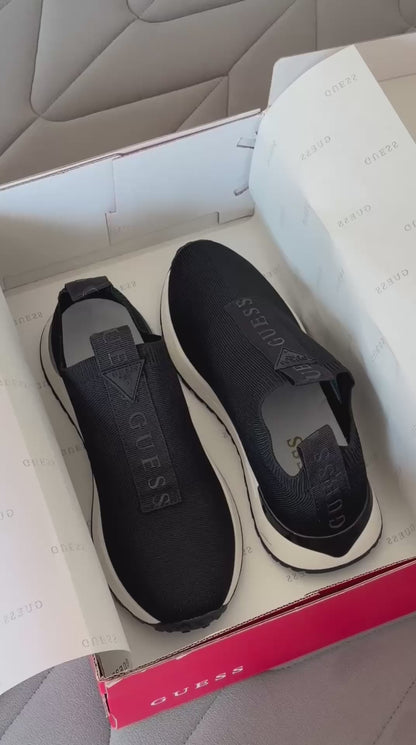 GUESS Flavia Knit Slip-On Sneakers Women - Black