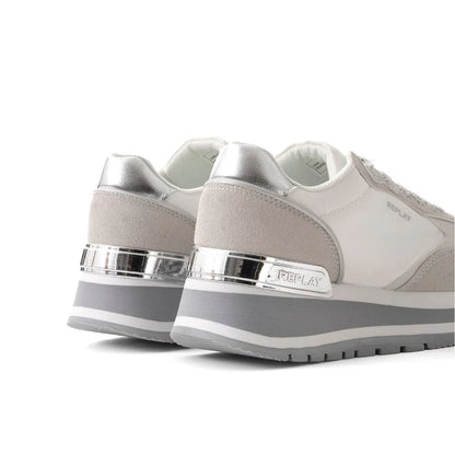 REPLAY Penny Mesh Sneakers Women GWSA5-GRYSLV
