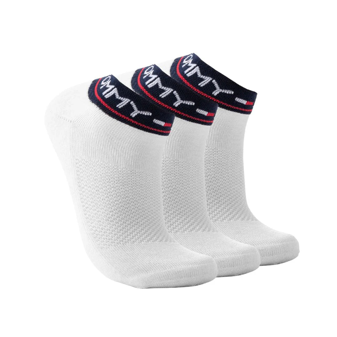 Tommy Hilfiger Ankle Sock 3-Pack Socks - WHTNVY