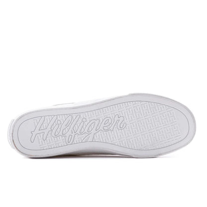 حذاء رياضي تومي هيلفيغر ليلين للنساء - أبيض/رمادي