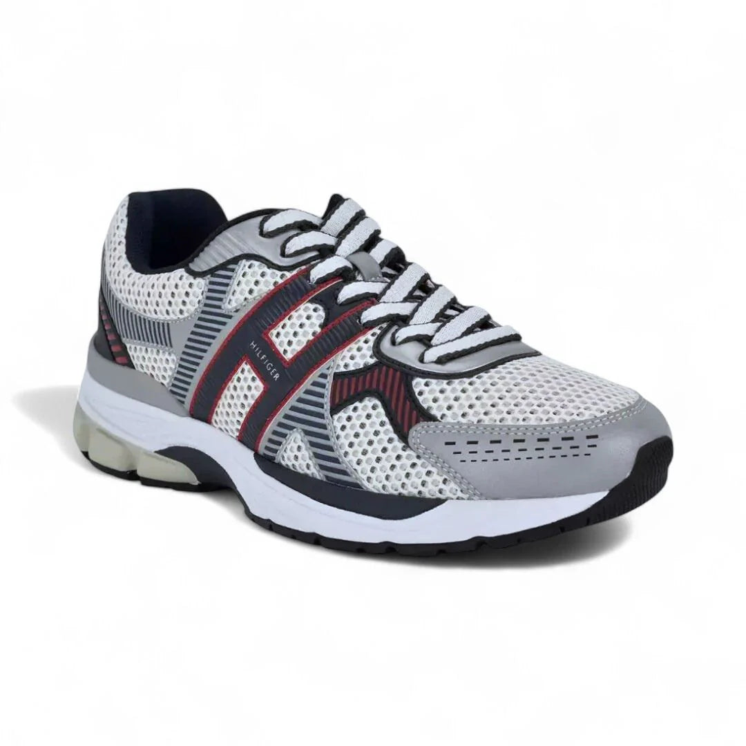 Tommy Hilfiger Pug Lace-Up Sneakers Men - Silver