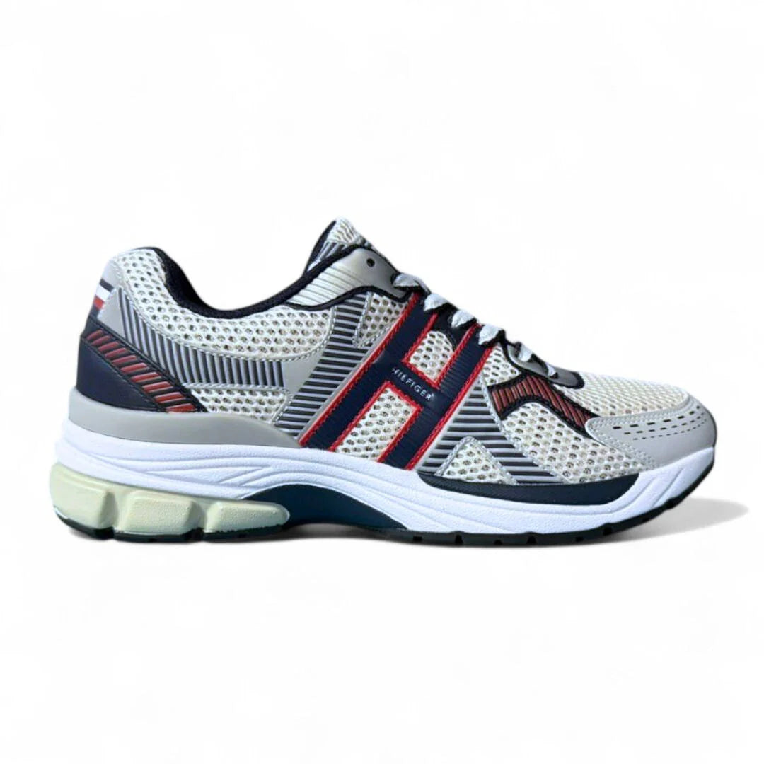 Tommy Hilfiger Pug Lace-Up Sneakers Men - Silver