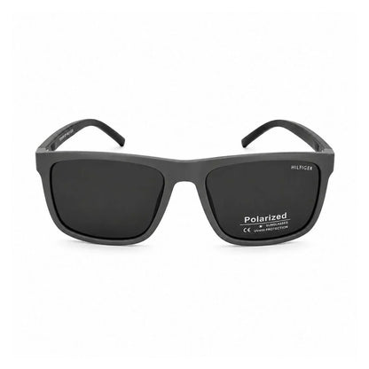 Tommy Hilfiger Rectangula Frame Sunglasses Unisex - GRY