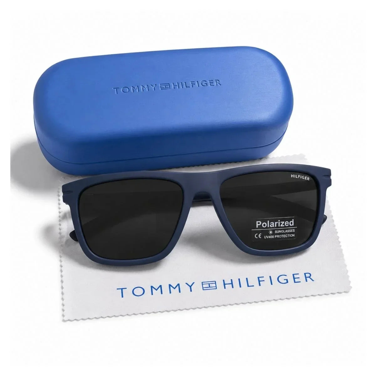 Tommy Hilfiger Rectangula Frame Sunglasses Unisex - NVY