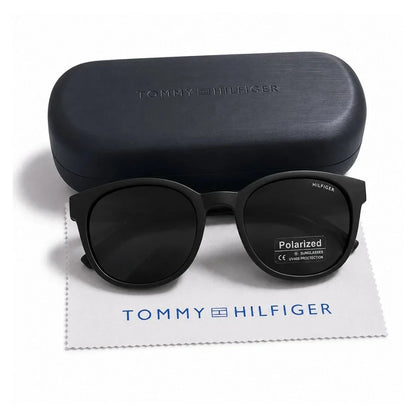 Tommy Hilfiger Round Phantos Frame Sunglasses Unisex - BLK
