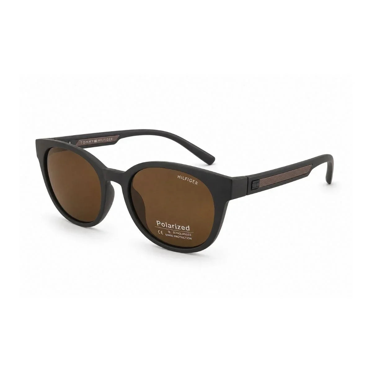 Tommy Hilfiger Round Phantos Frame Sunglasses Unisex - BRN