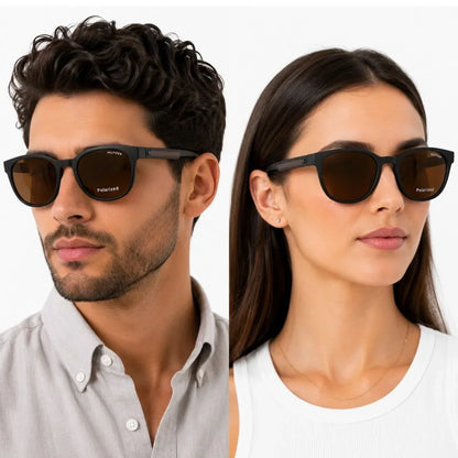 Tommy Hilfiger Round Phantos Frame Sunglasses Unisex - BRN