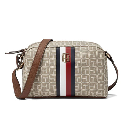 Tommy Hilfiger Rowan II Monogram Crossbody - BEG
