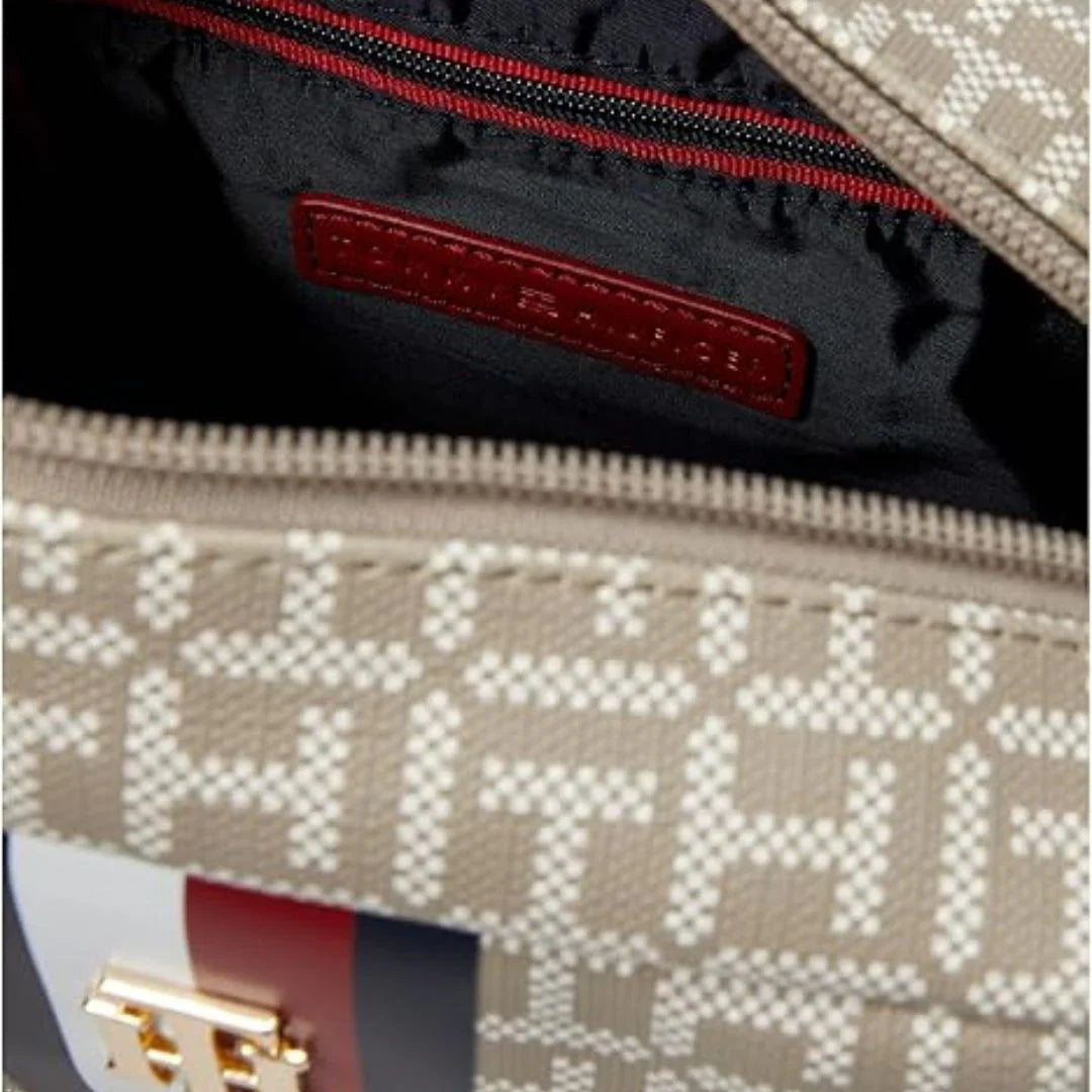 Tommy Hilfiger Rowan II Monogram Crossbody - BEG