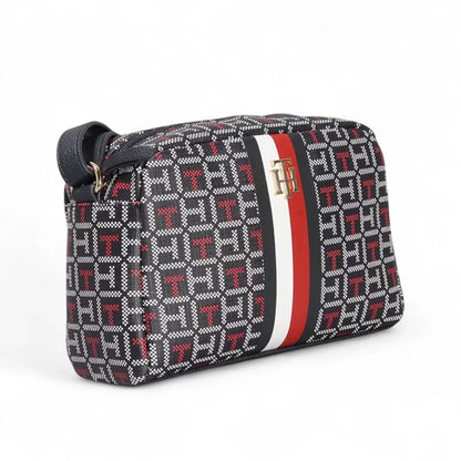 Tommy Hilfiger Rowan II Monogram Crossbody - NVYRED