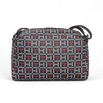 Tommy Hilfiger Rowan II Monogram Crossbody - NVYRED