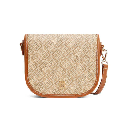 Tommy Hilfiger TH Monoplay Crossbody Saddle Bag - BEG
