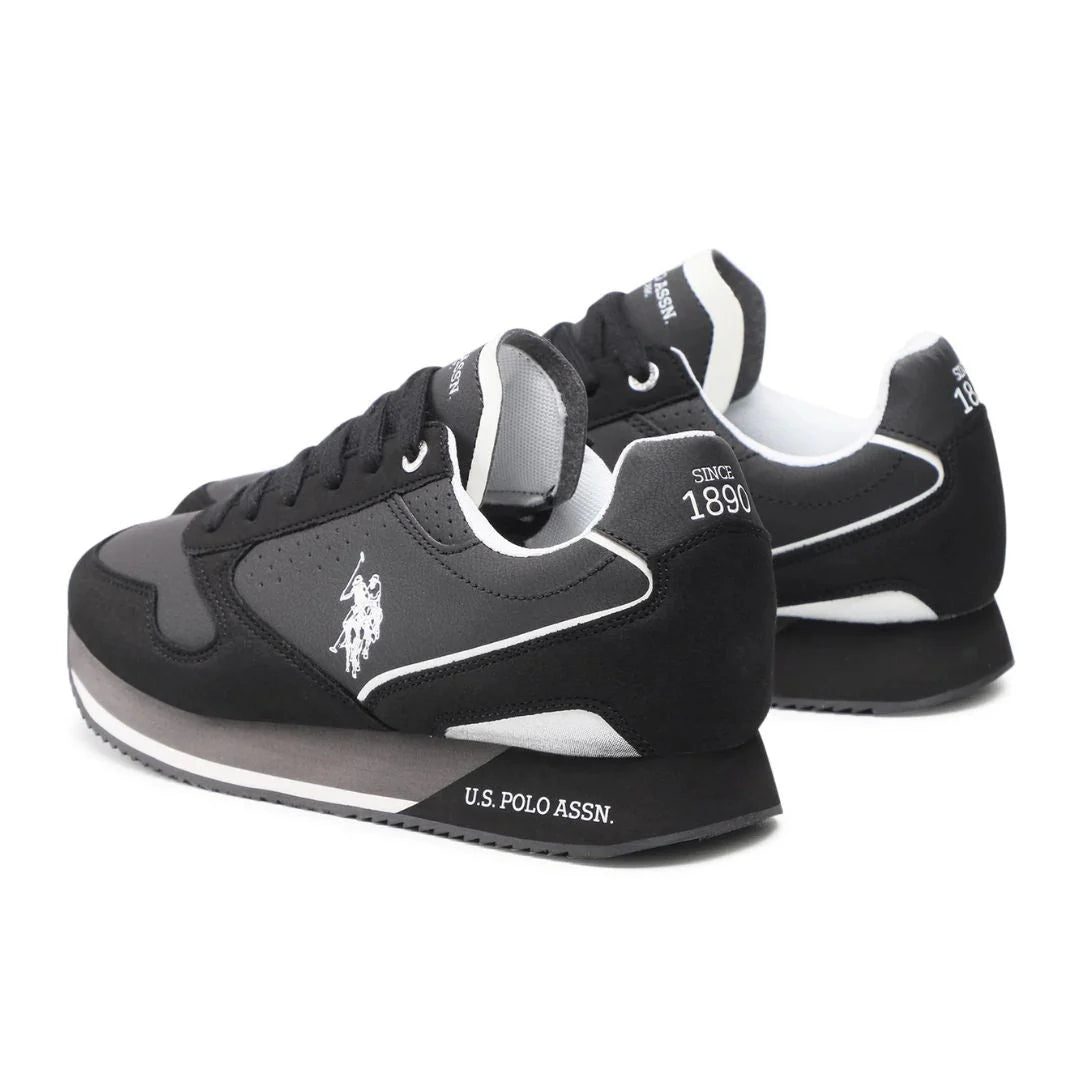 U.S. POLO ASSN. NOBIL 183- BLACK