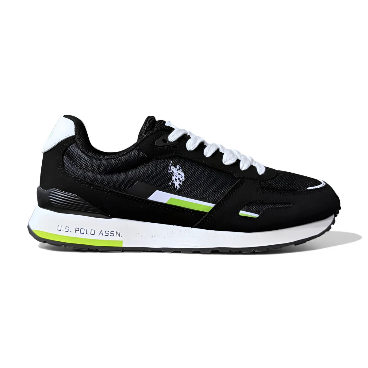 U.S. POLO ASSN. TABRY 001B-Black/Lemon