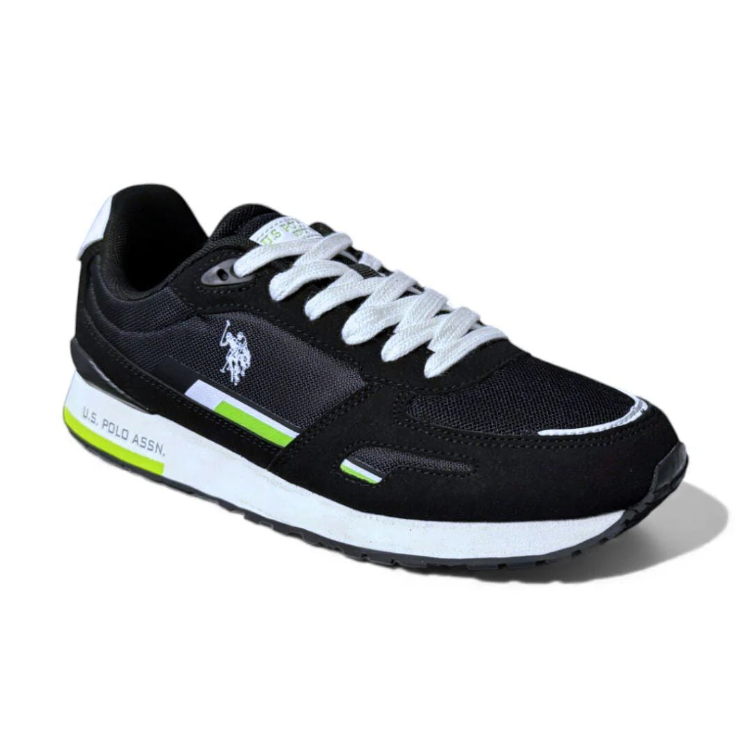 U.S. POLO ASSN. TABRY 001B-Black/Lemon
