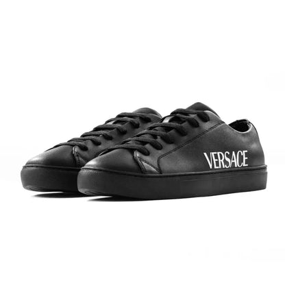 Versace Greca Logo Women's Sneakers - Black
