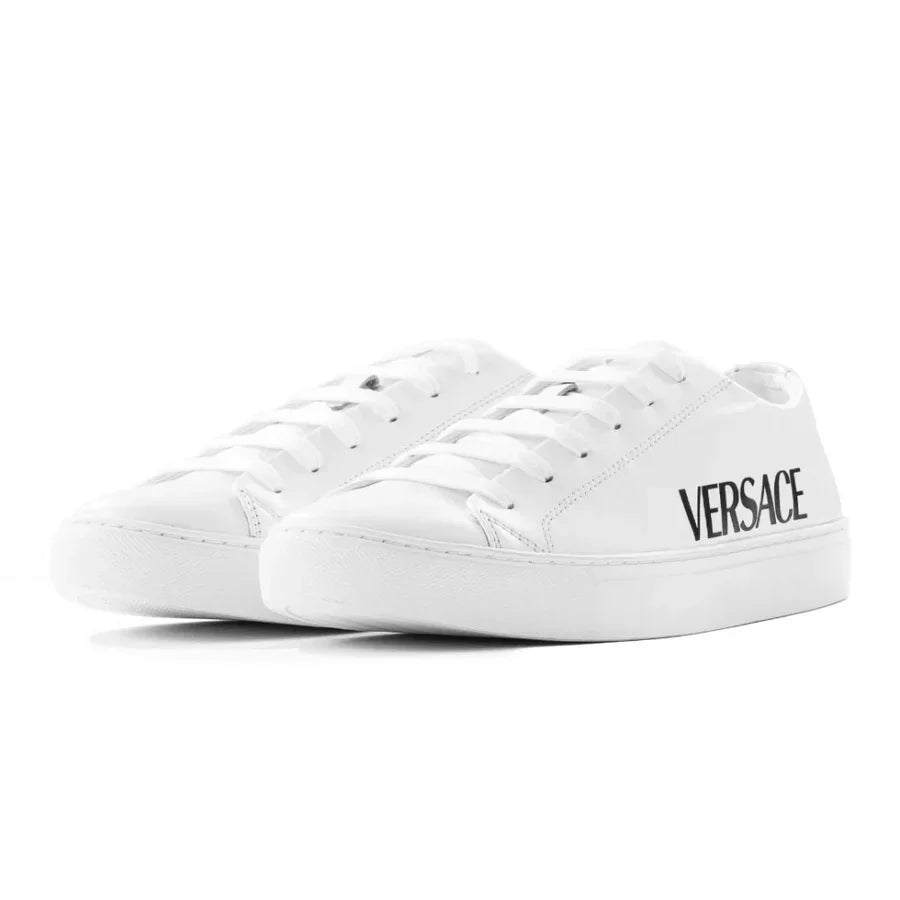 Versace Greca Logo Women Sneakers - WHT