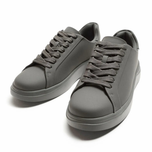 Zara Monochromatic Chunky Sole Sneakers 2201-520-Grey