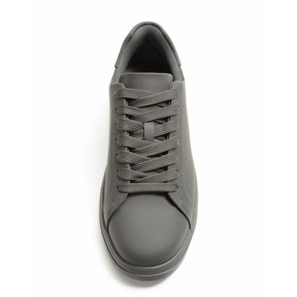 حذاء رياضي زارا أحادي اللون بنعل سميك 2201-520 - رمادي