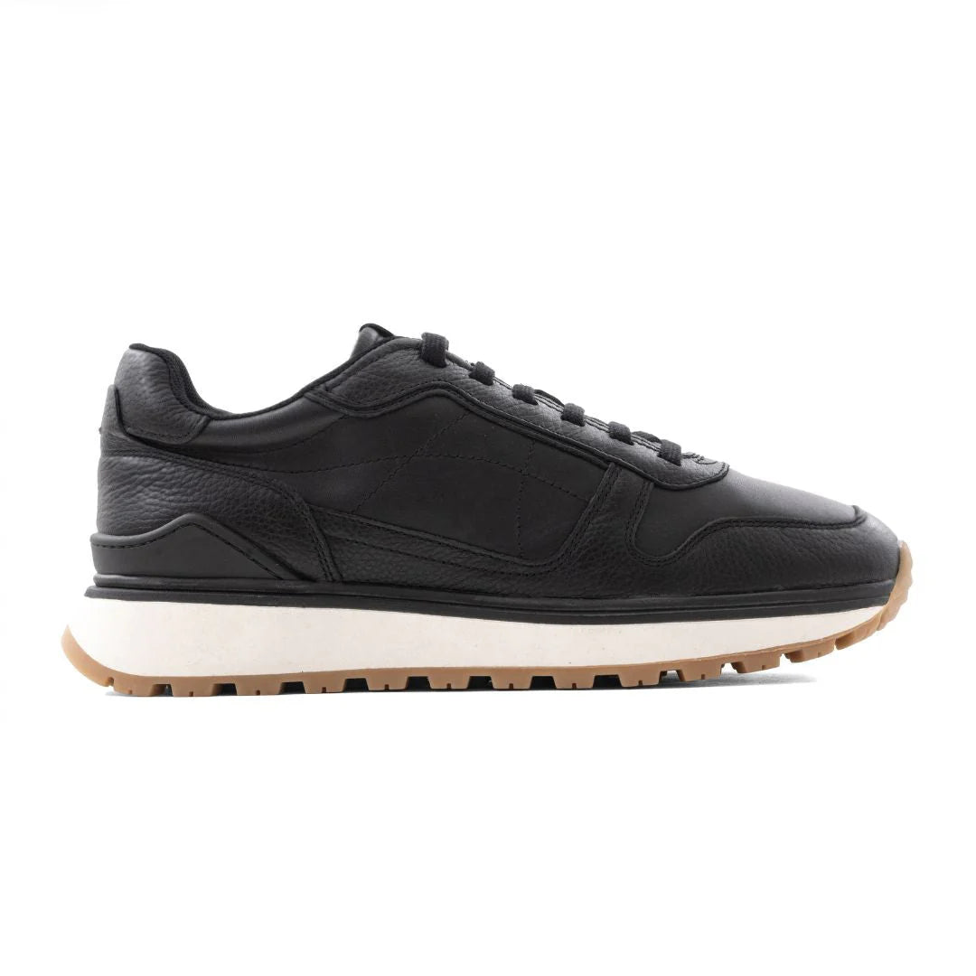 ZARA Retro Leather Trainer Men 2315-920-Black